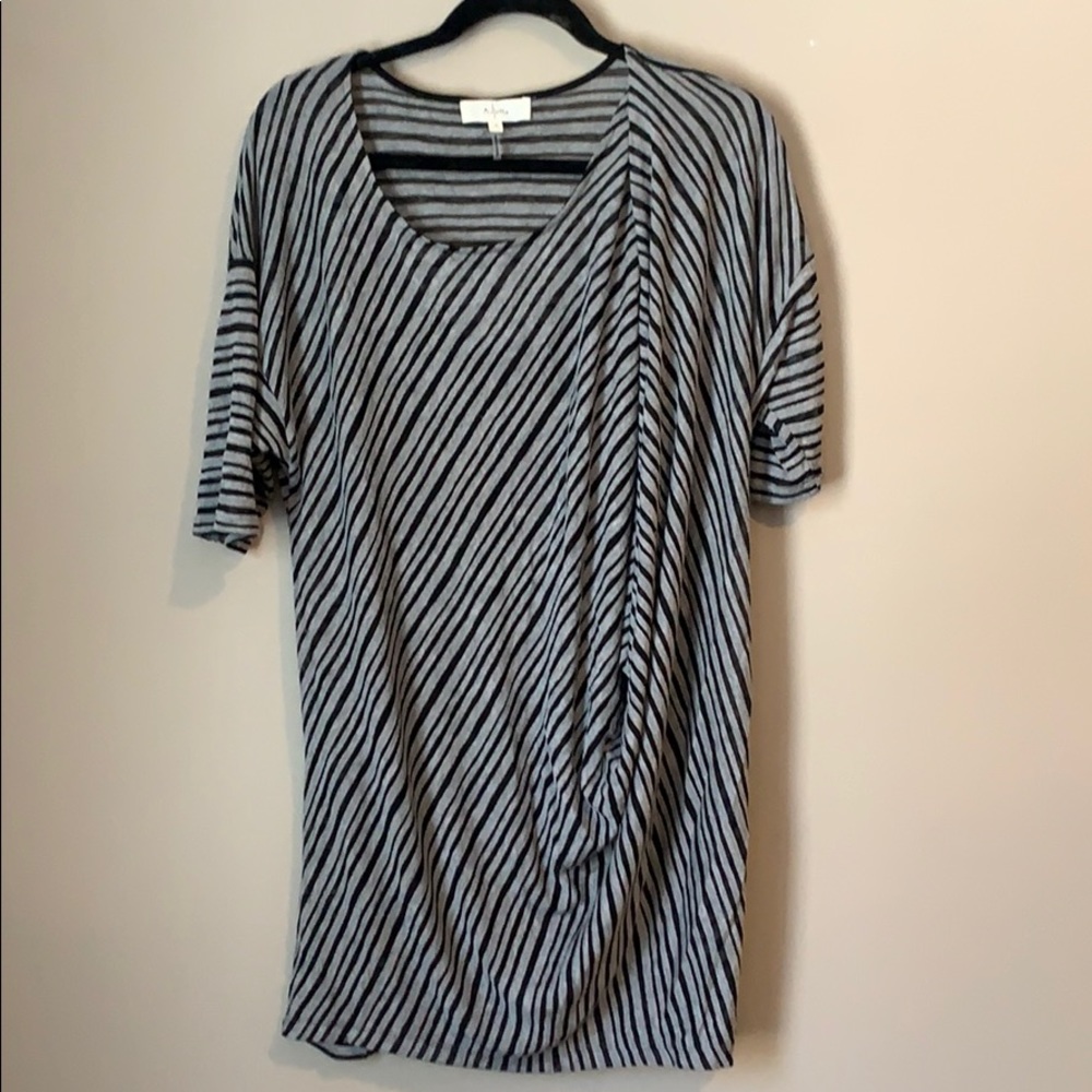 Colletta Striped Sheer Tunic.  So Flattering on!